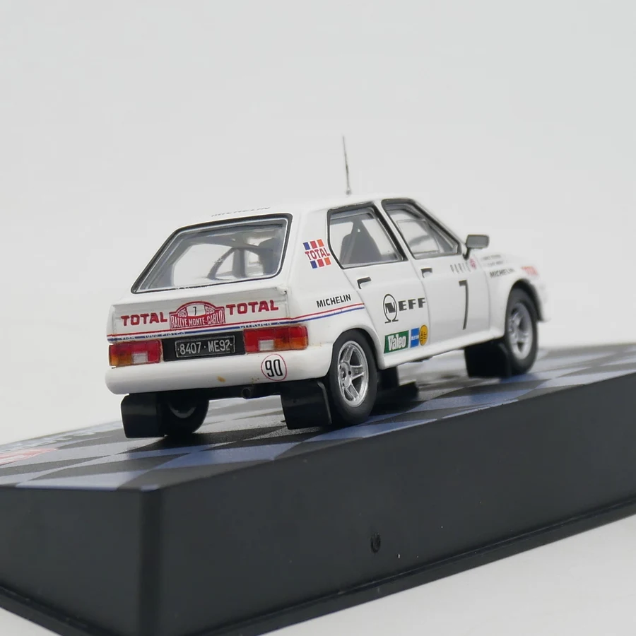 Ixo 1:43 Citroen Visa 1000 Pister WRC 1985 Andruet Diecast Car Model Metal Toy Vehicle