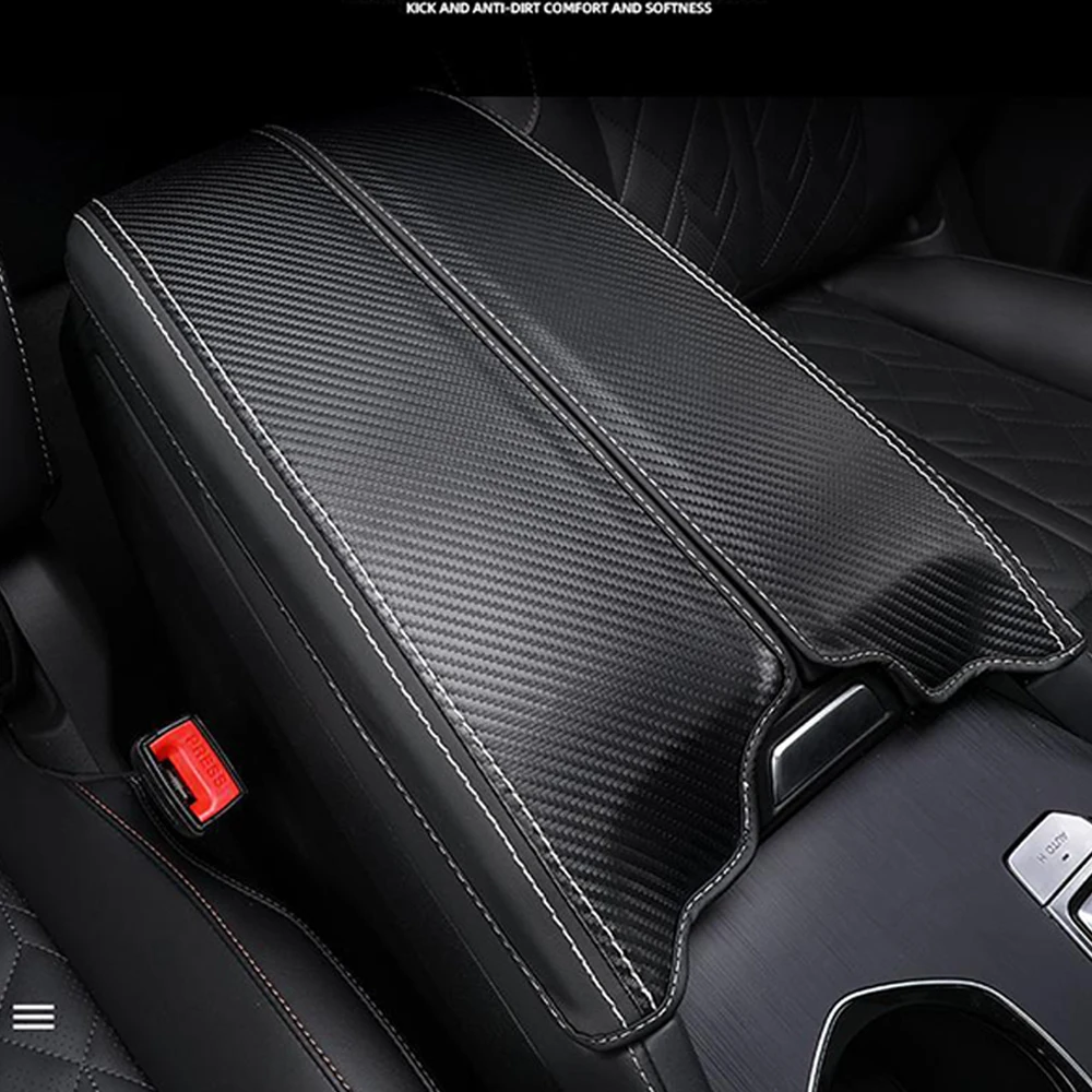 

2021 2022 2023 For Changan Uni-k Unik Leather Car Central Control Armrest Box Surface protective Cover Trim modification