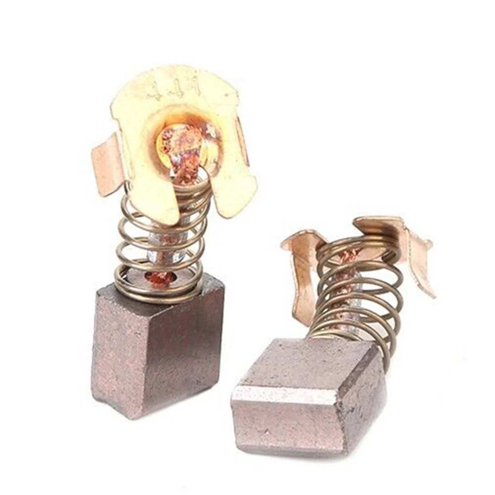 Escobillas de fibra de carbono, 2 unidades/juego, 7x10,8x11mm, para MAKITA CB-441 CB-432, repuesto de cepillos de Metal gris