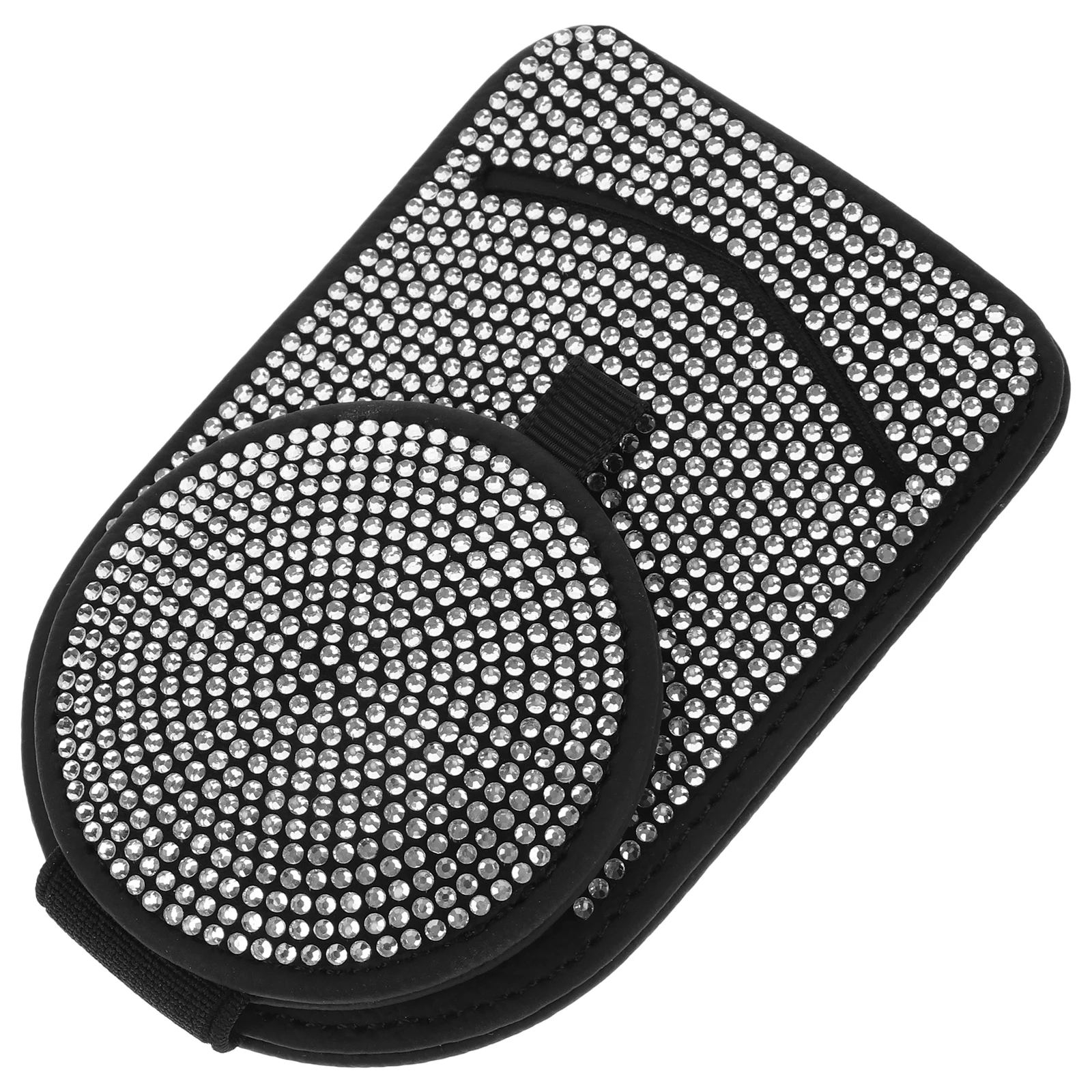 

Car Sunglasses Clip Holder Mens Visor Storage Accessories Bling for White Diamond
