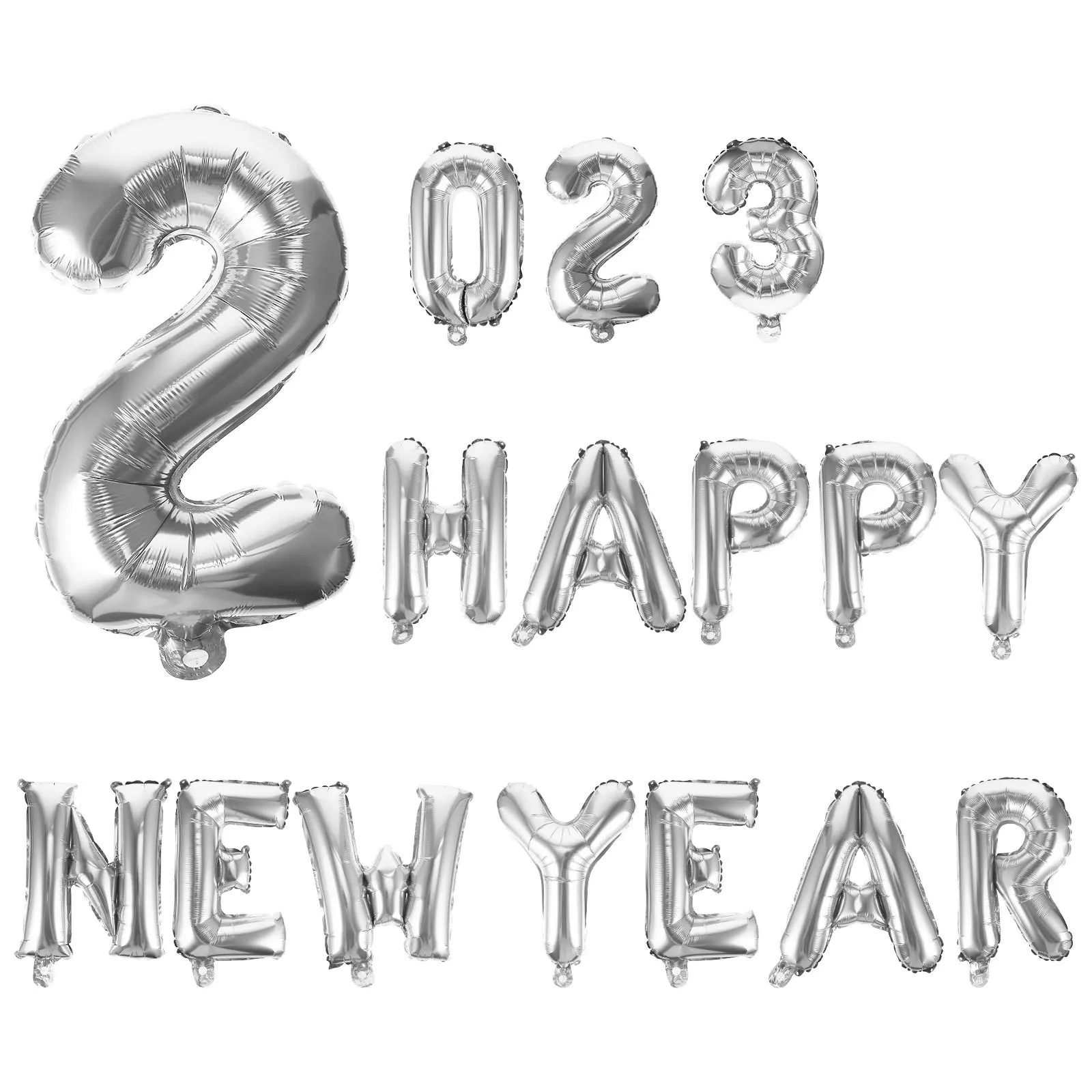 

New Year Decoration Balloons Happy Decorations 2023 Number Air Father