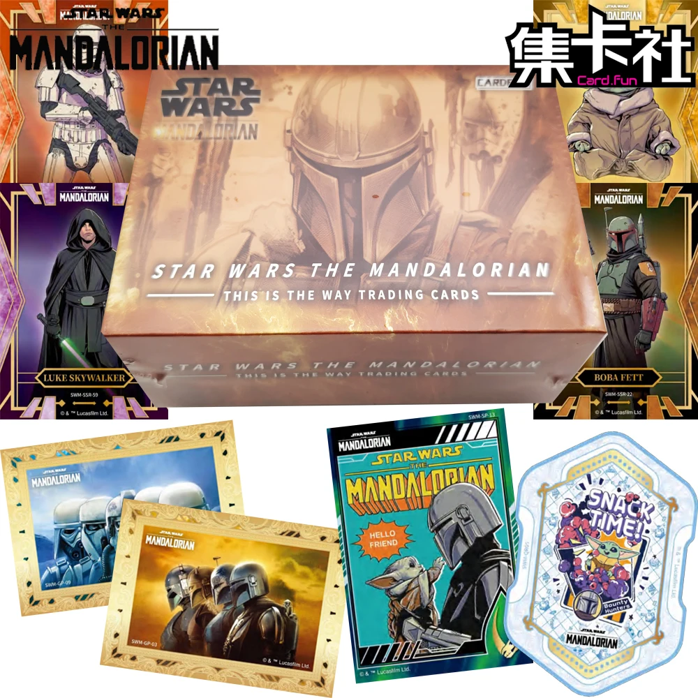 

Official CARD.FUN Star Wars The Mandalorian Hobby Collection Cards Fun Play Warm Healing Special-shaped Cards Xmas Gift for Kid