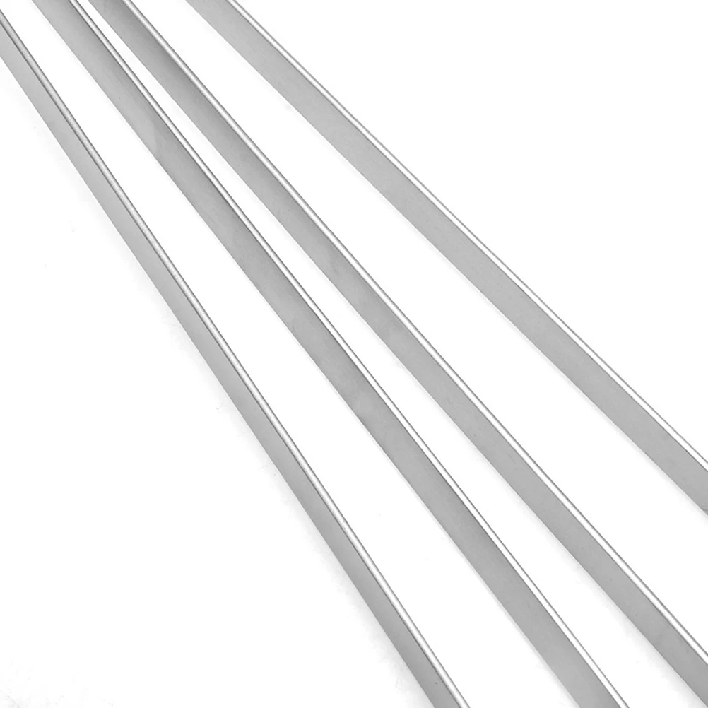 

10pcs Stainless Steel Barbecue Skewers Pins Reusable Meat Grill Forks Needle Prongs Heat Resistant Rustproof Lightweight