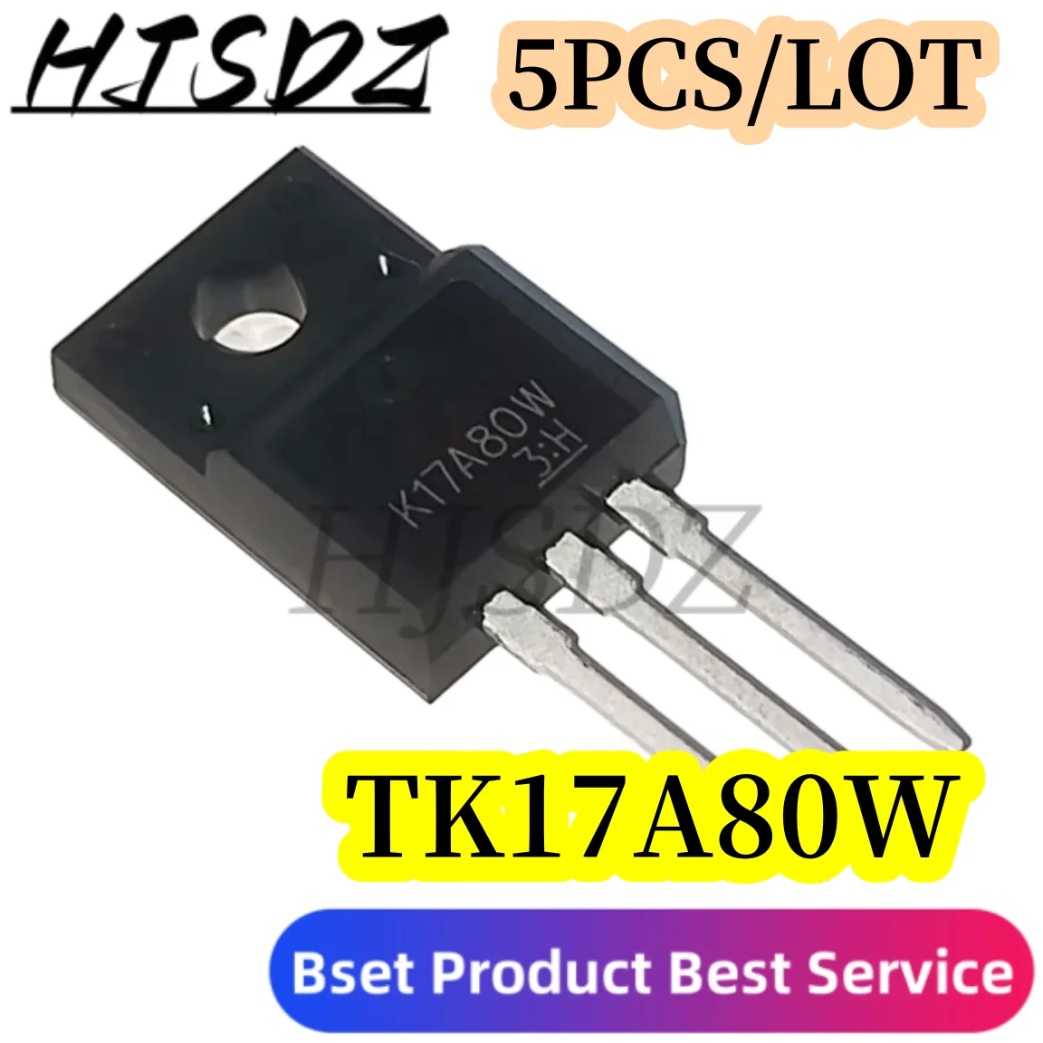 5pcs/lot 100% New&original In Stock K17A80W TK17A80W TO-220F