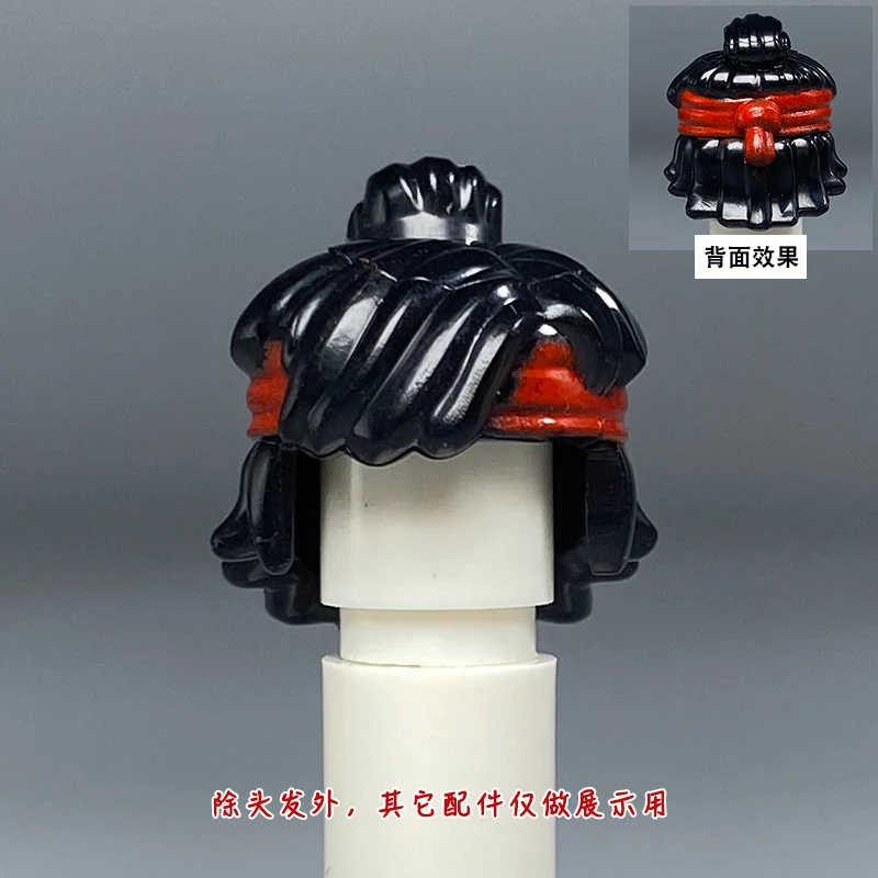 MOC Building Blocks Mini Action Figures Cartoon Anime Accessories Hair Assembly Model Ornaments Toys Holiday Gift Collection