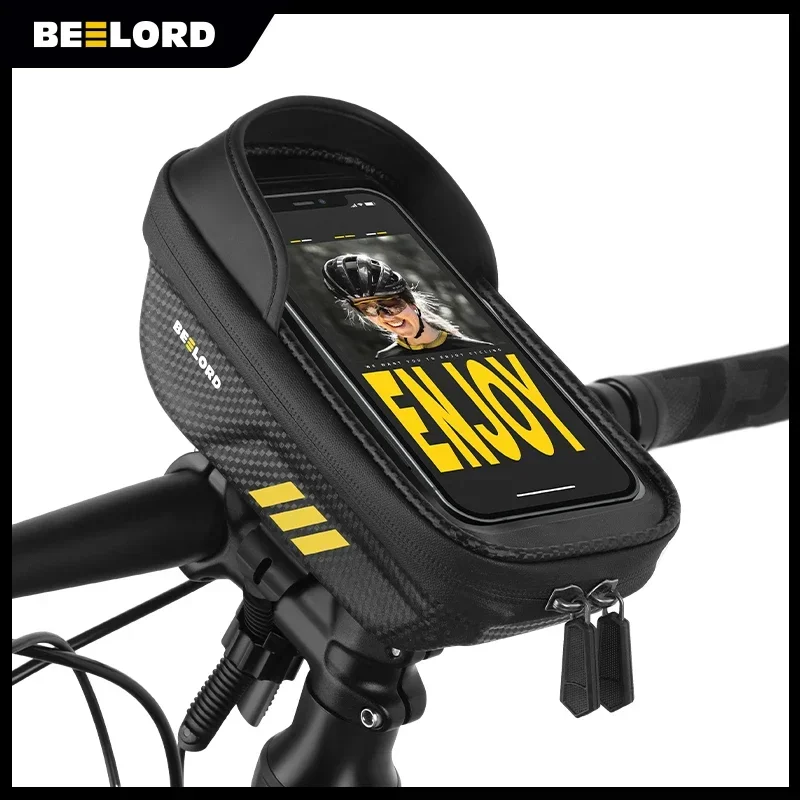 

BEELORD Bike Bag Touch Screen Phone Case Holder Waterproof Bicycle Frame Bag Mountain Bike Acessories Cycling Pouch Bolsa