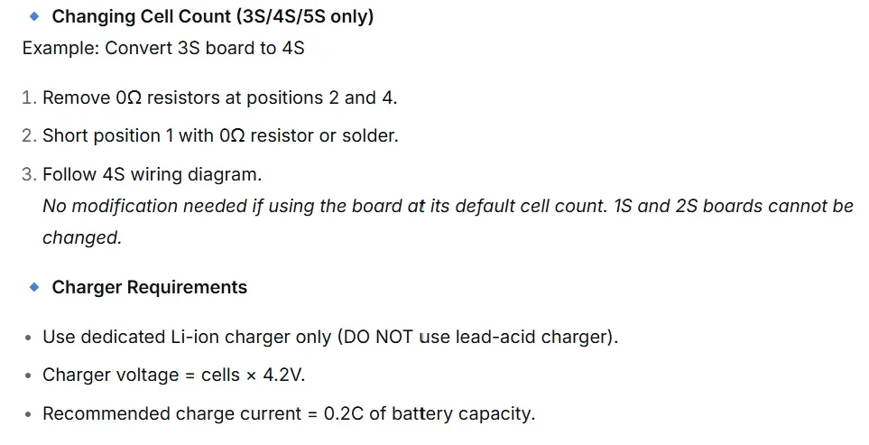 BMS 1S 2S 10A 3S 4S 5S 25A Lithium-Batterie-Schutzplatine 18650 Li-Ion Lipo Ladegerät Überladung Überentladung Kurzschluss PCB – Detail 6