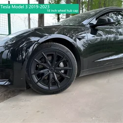 model 3 wheel cover 18”2019-2023,tesla center cap 18in New Saint Seiy style sporty model 3 rim protector cover accessories 2-4pc