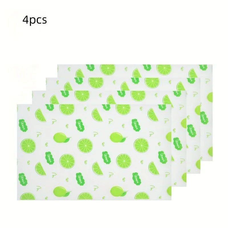 4PCS EVA Kühlschrank Pad Wasserdicht Anti-öl Kann Geschnitten Werden Gewaschen Küche Tischset Schublade Schuh Schrank Regale kühlschrank Pad Hause – Detail 10