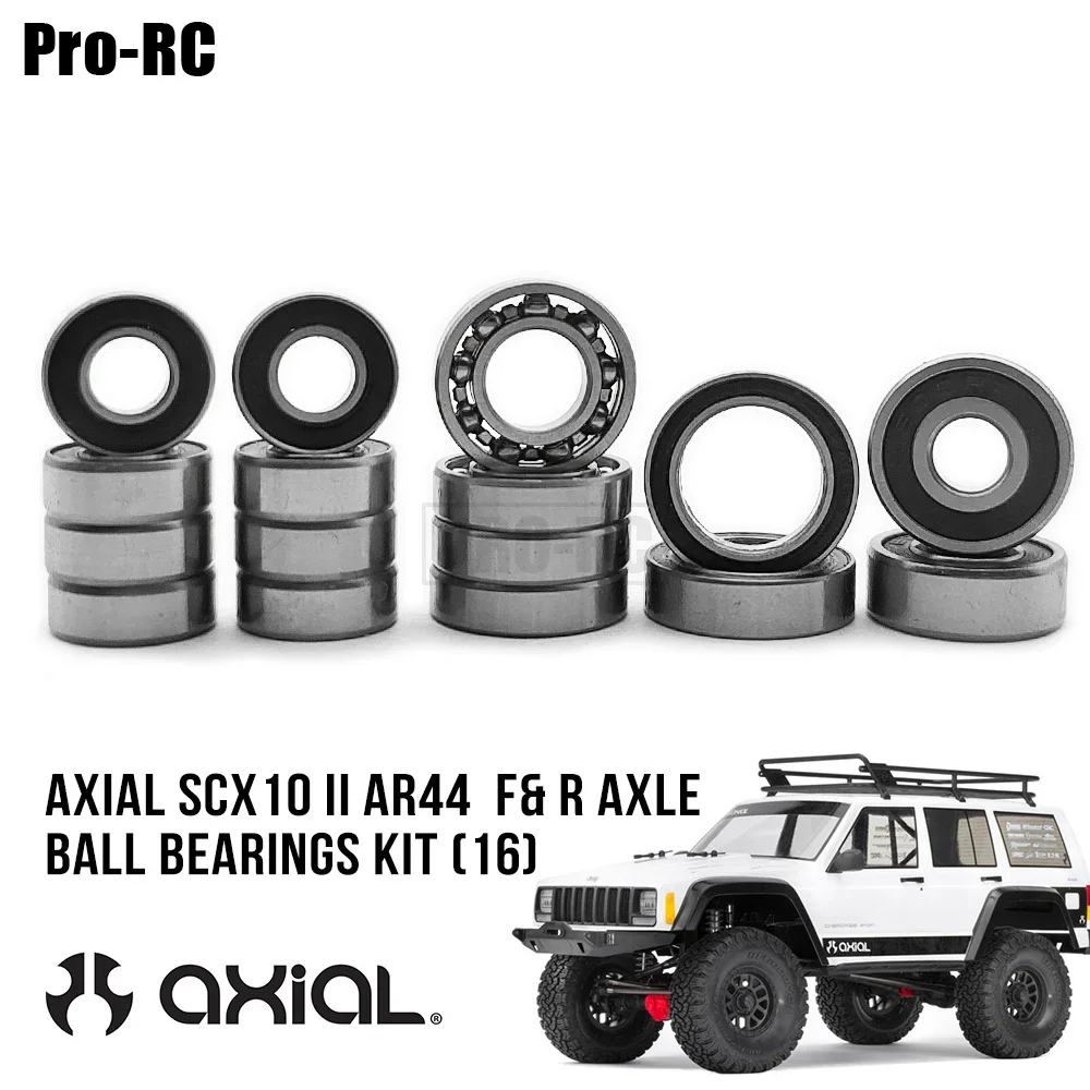 

AR44 Front & Rear Axle Ball Bearings Kit for Axial 1/10 SCX10.2 SCX10 II 90046 90047 Rc Crawler Car Part