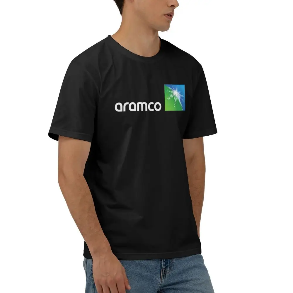 NEW Saudi Aramco Fashion T Shirt Printed Cotton Men's T-Shirt Men Tops Funny Short Sleeve Tee