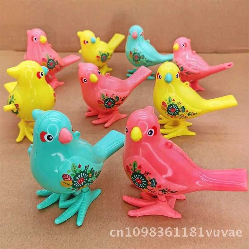 Zabawka dla niemowląt - ptaszek na mechanizm zegarowy, edukacyjna zabawka muzyczna z symulacją dzwonienia i skacania, zwierzątko, dla dzieci w wieku 1-4 lat.