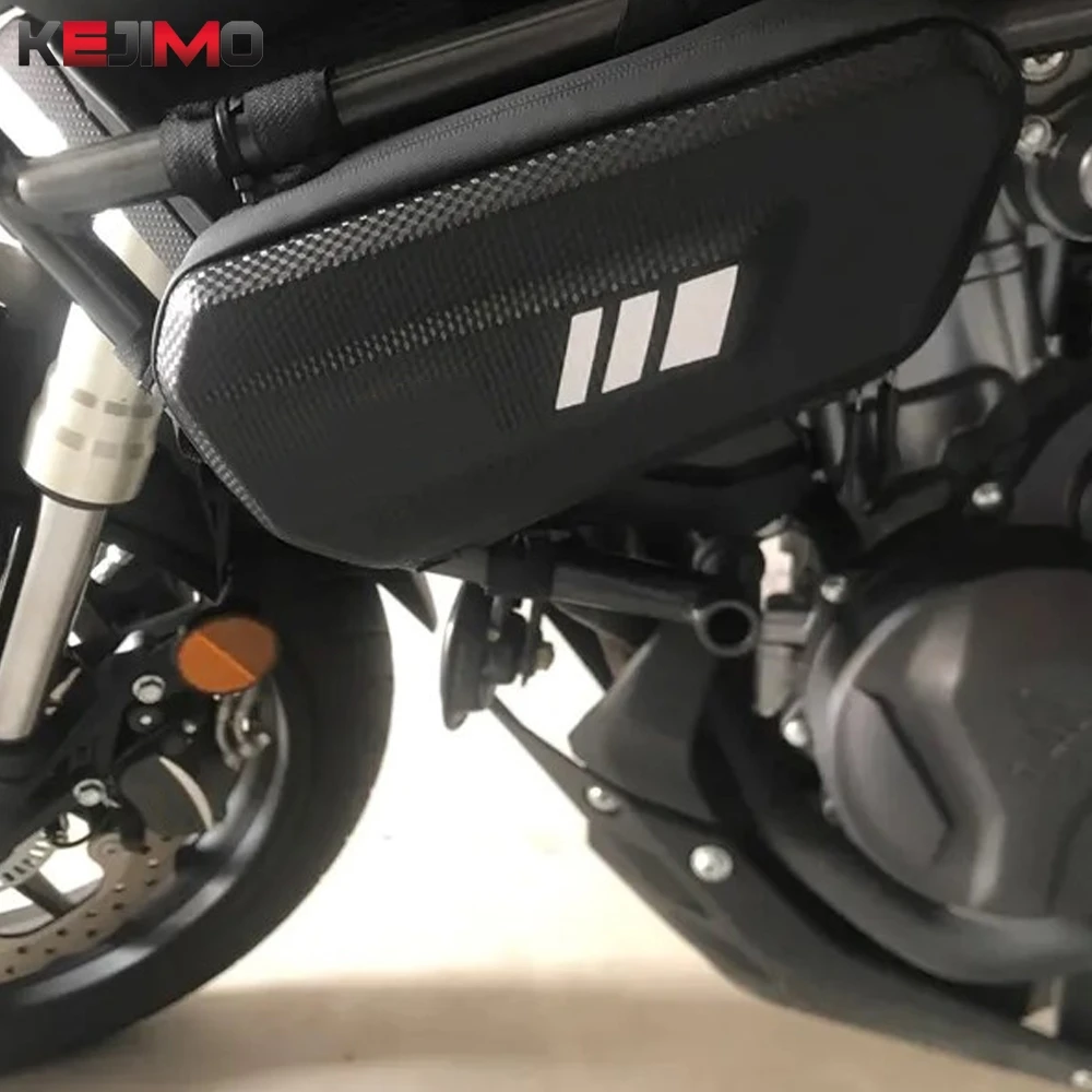 

Fit Tiger 900 MotorBikes Waterproof Package Triangle Side Pouch Bag Toolbox For TIGER900 TIGER 900 Rally Trident 660 tiger900