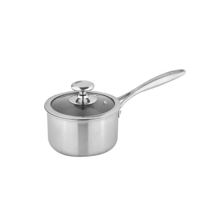 

Classic Pure Titanium Uncoated 3-4L Capacity Soup Pot Baby Food Supplement Camping Cookware