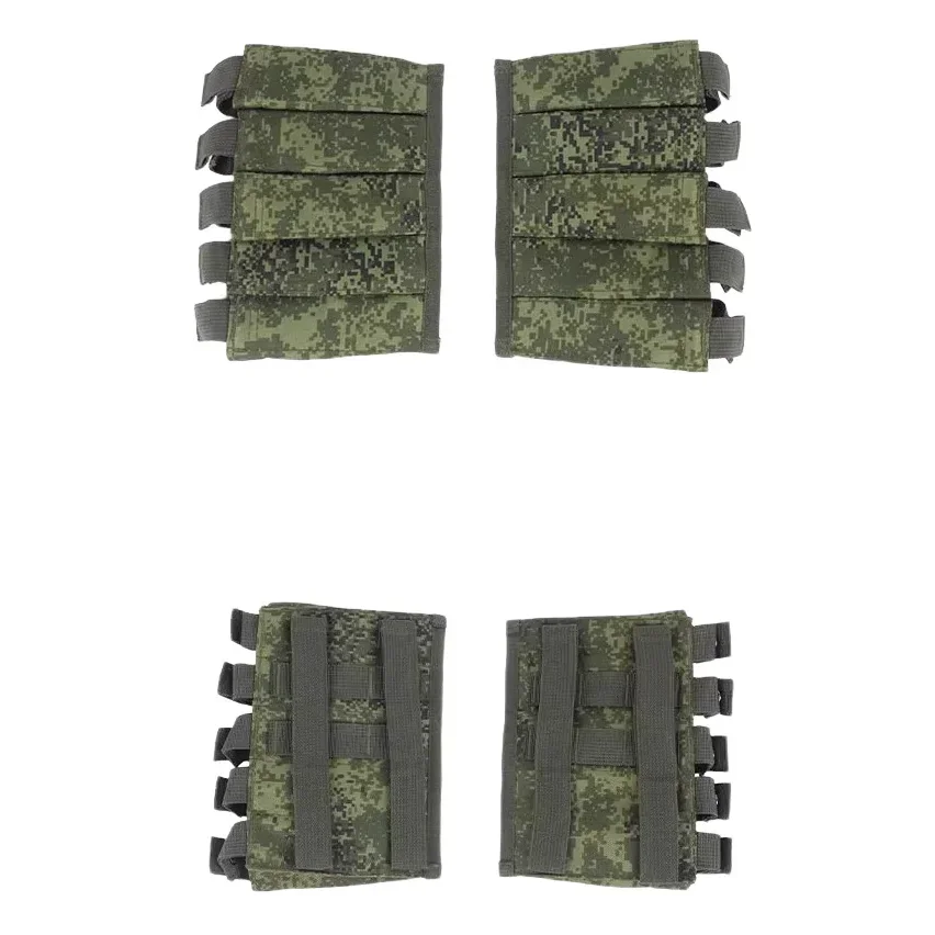 Chest Hanging MOLLE Bag Set Magazine Pouch MP443 Holster VOG5 EMR Camouflage Accessory bag for 6B45 6SH117 Tactical Vest