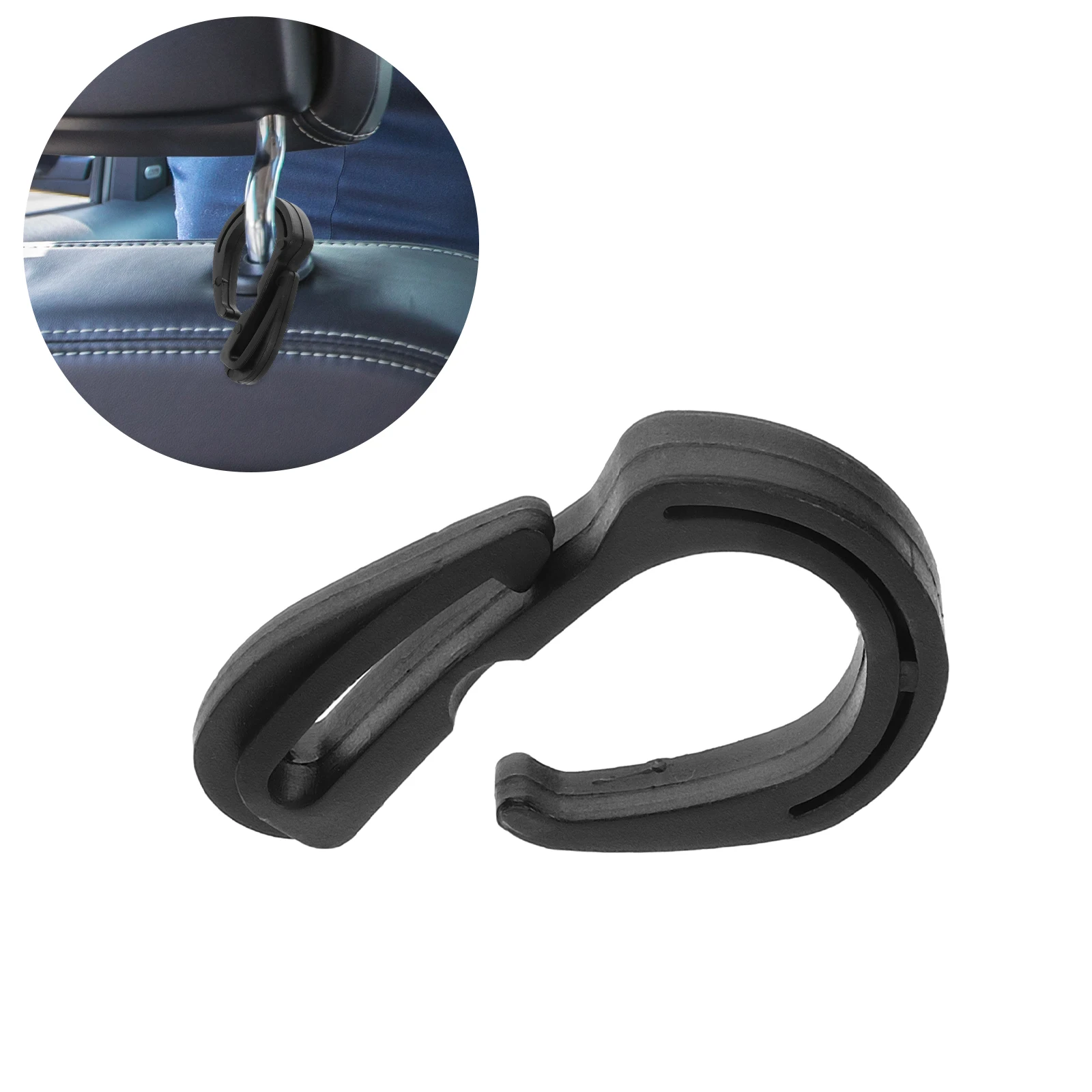 

10pcs Seat Luggage -Shaped Multifunctional Durable Plastic Hooks For Car Interior Bag Purse Hanging Trunk Use Vehicle