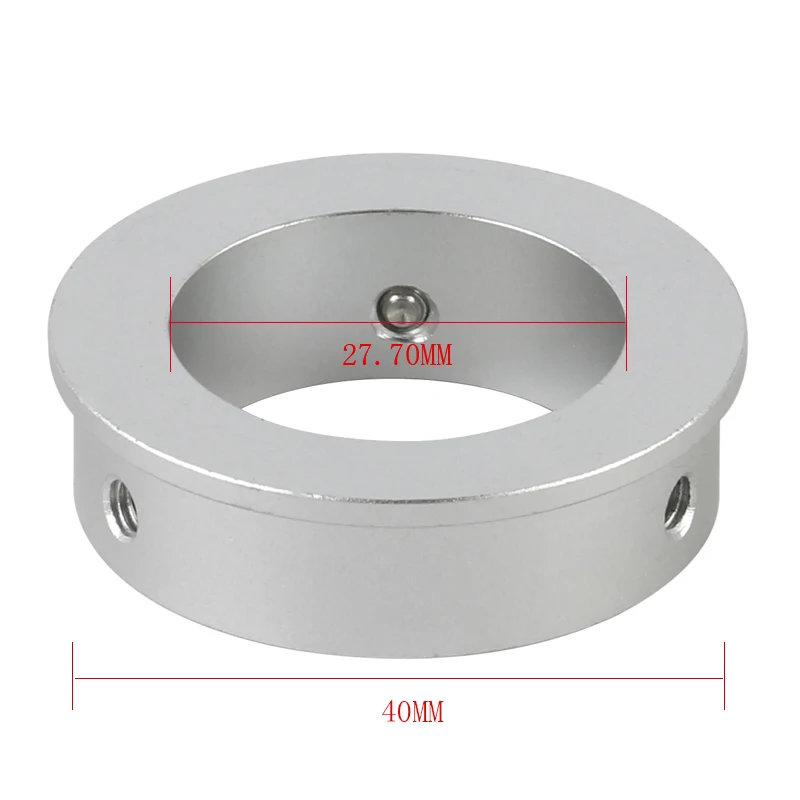 Lente monocular de montaje en C para microscopio industrial, adaptador de anillo gris de 50mm, 40mm, 35mm y 76mm