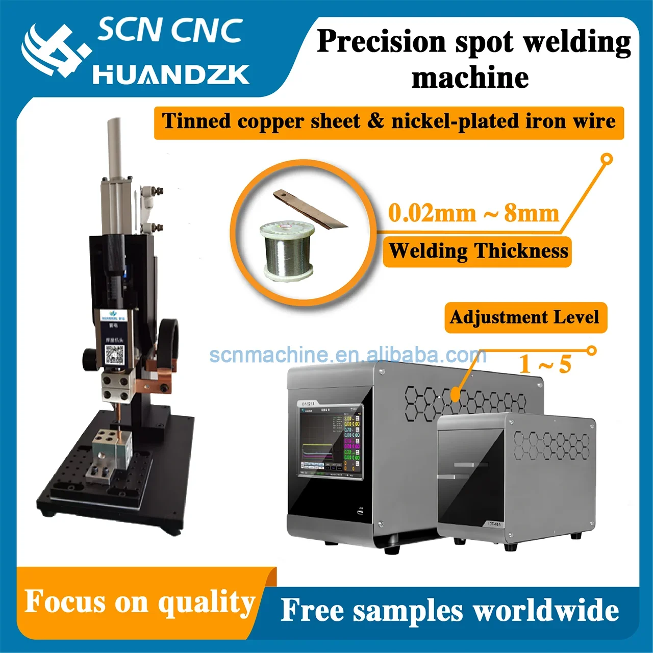 Tinned Copper Sheet Nickel-plated Iron Wire Handheld Micro Spot Welder Machine For Butt Welding Hot Press Welder