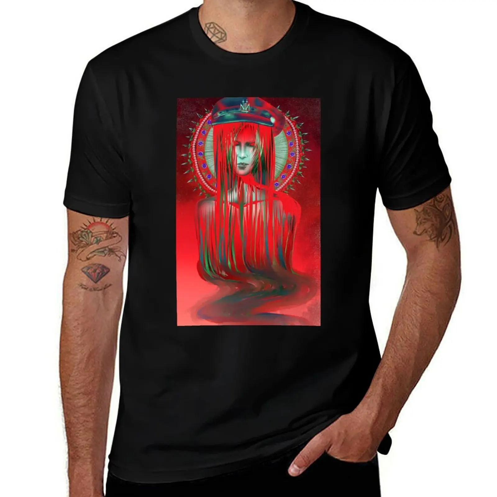 NINTH Ruki T-Shirt Street Art Print Tee Shirt T-Shirt