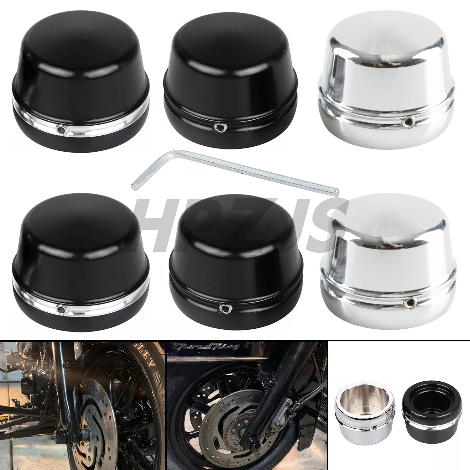 

Front Axle Cap Nut Cover For Harley Motorcycle Electra Glide Street Glide Road King Dyna Super Low Rider Ultra Classic FXDL FLHT