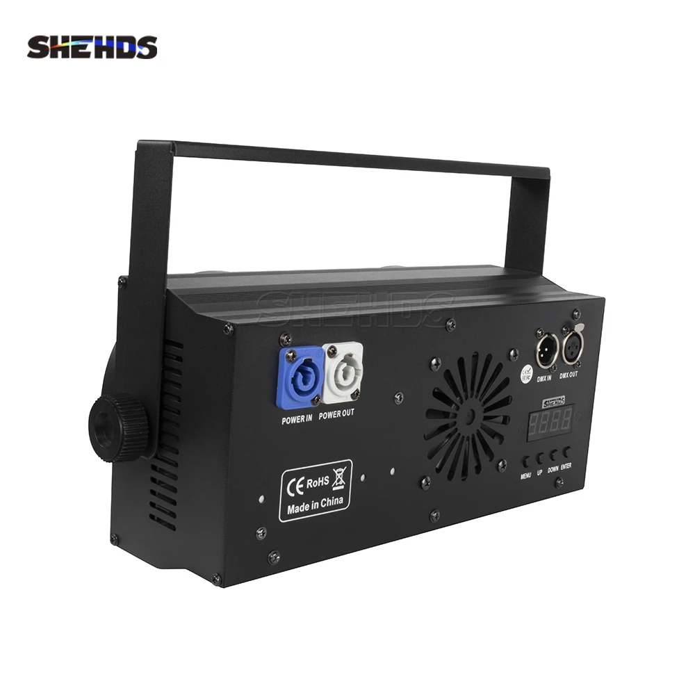 SHEHDS 2 ชิ้น LED COB ล้าง 2 ตา 2x100 วัตต์น้ําท่วม Stage Blinder Matrix Light Uplighting DMX 512 สําหรับ DJ Disco ผู้ชม Party