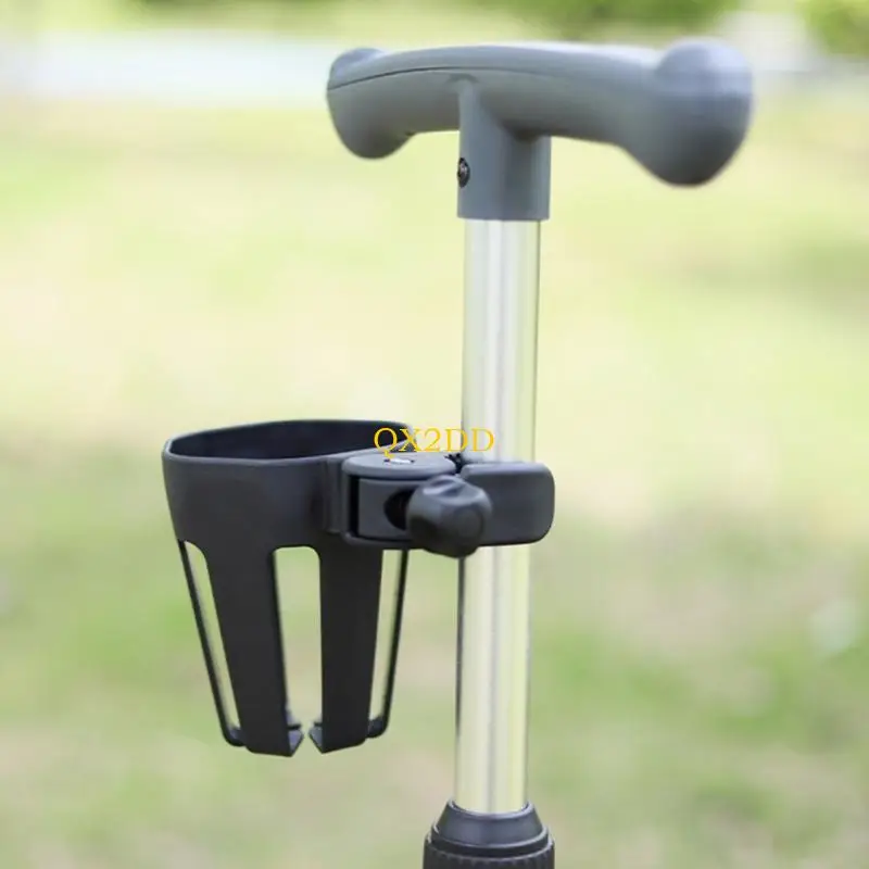 QX2D Easy Installation Bottle Stand 360 Rotation for Strollers Bike Mobility Scooters