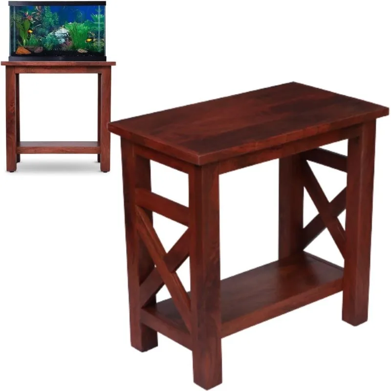 

Solid Wood Fish Tank Stand up to 20 gallons, 20 Gallon Fish Tank Stand, Aquarium Stand, 10 Gallon Fish Tank Stand