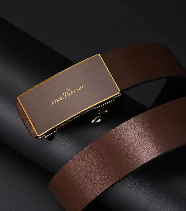 

Men's Belts Genuine Leather Men's Belts Alloy buckles Automatic belts men's gifts