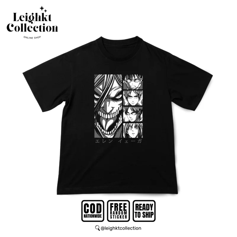 Attack On Titan Eren/Attack Titan Aesthetic Shirt 『Cotton Spandex』 T-shirt