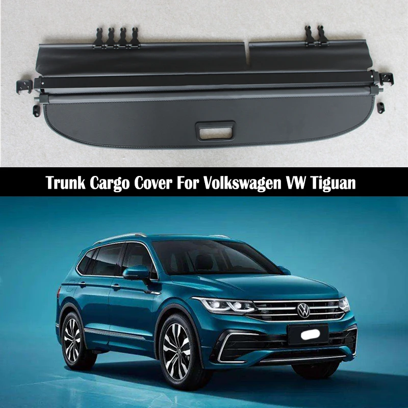 

Trunk Cargo Cover For Volkswagen VW Tiguan 2017-2022 Security Shield Rear Luggage Curtain Partition Privacy Car Accessories