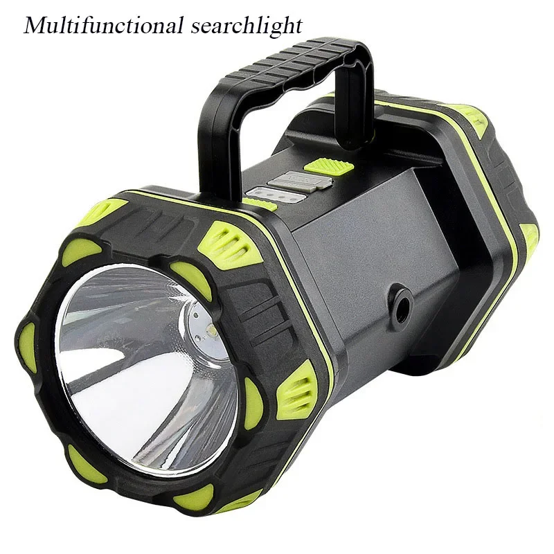 Outdoor Multifunctional Camping Light Waterproof Portable 8 Modes USB Charging Floodlight with COB Side Light