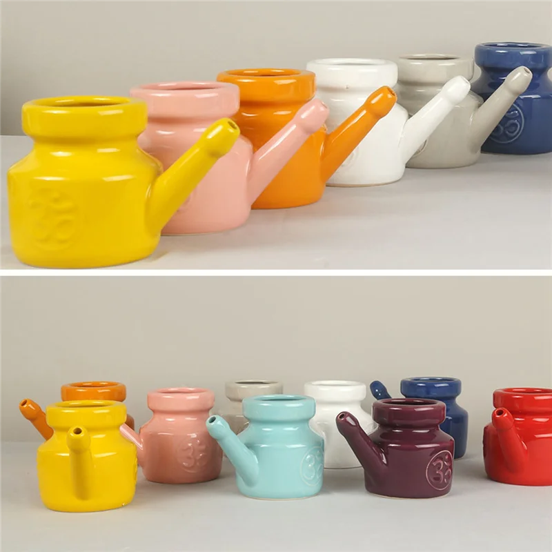 AA20-350Ml  Neti Pot Nose Cleaning Pot Durable Leakproof Spout Pot For Nasal Rinsing Nose Washing Men Women