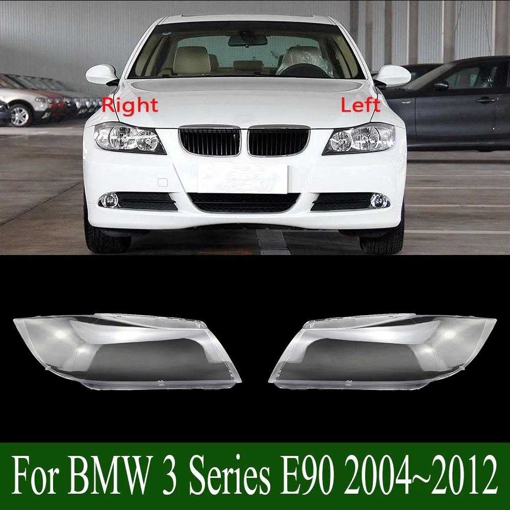 

Для BMW 3 серии E90 2004 ~ 2012 крышка фары прозрачная лампа корпус фары линза из плексигласа замена оригинального абажура