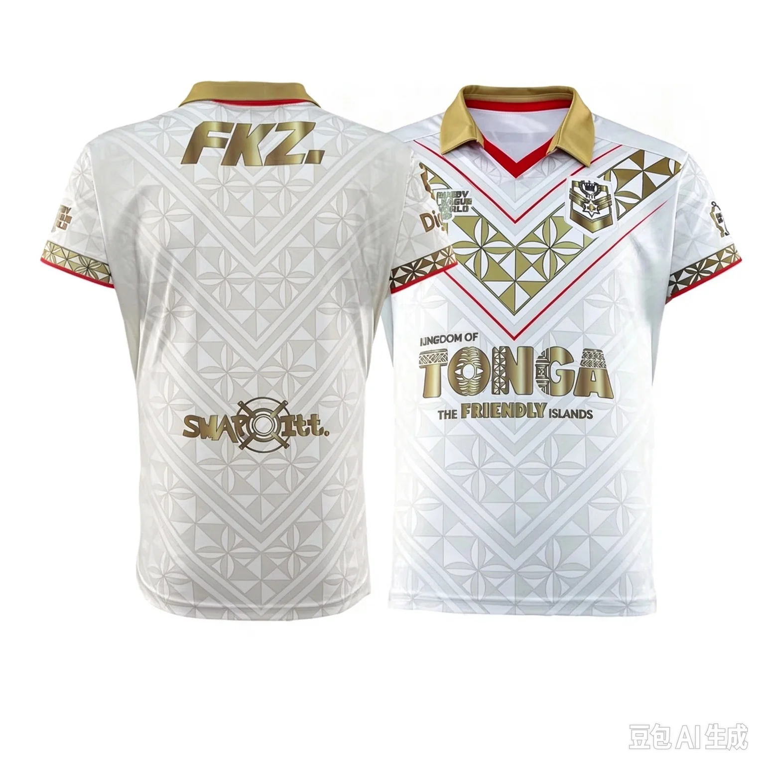 26/27 Mate Ma'a Tonga Rugby League Mens Adults Home Jersey Unisex Breathable Quick-dry Suitable Daily Wear Training Wear T-shirt