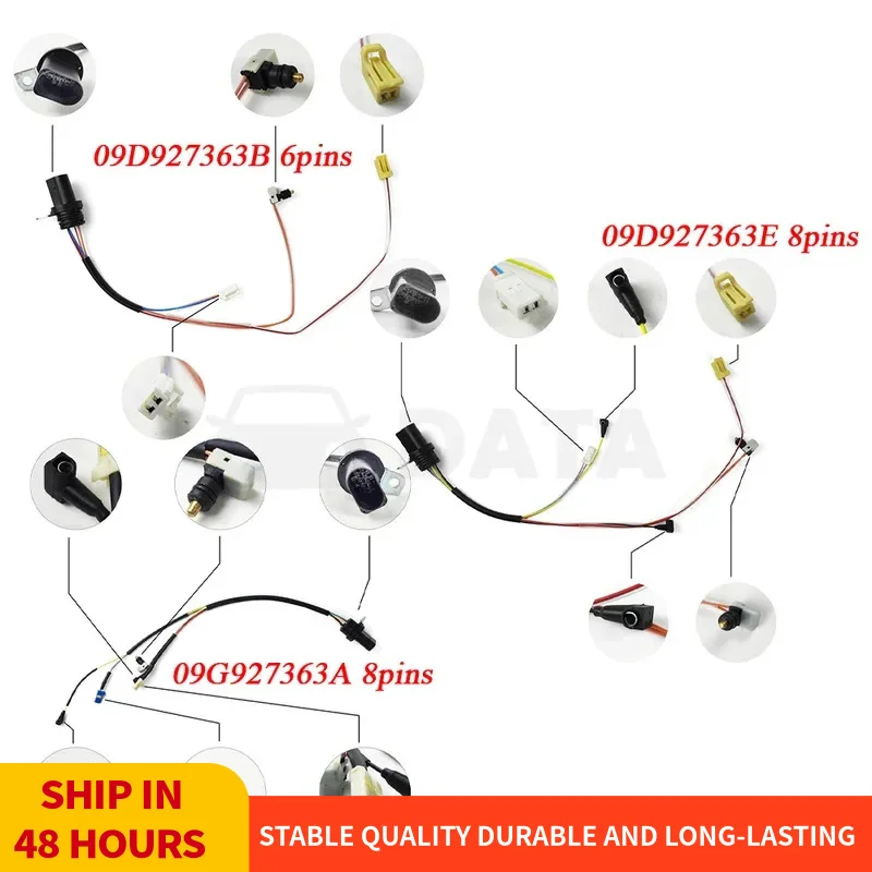 

Жгут проводов трансмиссии Audi Porsche VW 09G 09D, корпус электромагнитного клапана, 6 контактов, 8 контактов, 14 контактов, новый для автомобиля