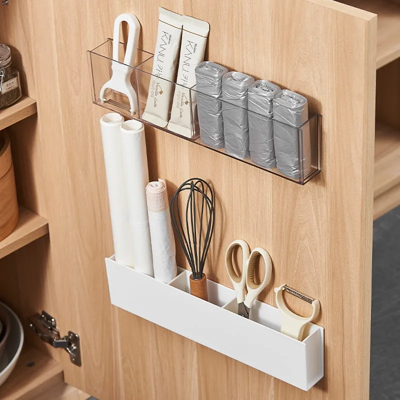 1PC Office Desktop Baffle Wall Hanging Storage Box Removable Multi-functional Hanging Stationery Rack Household Goods