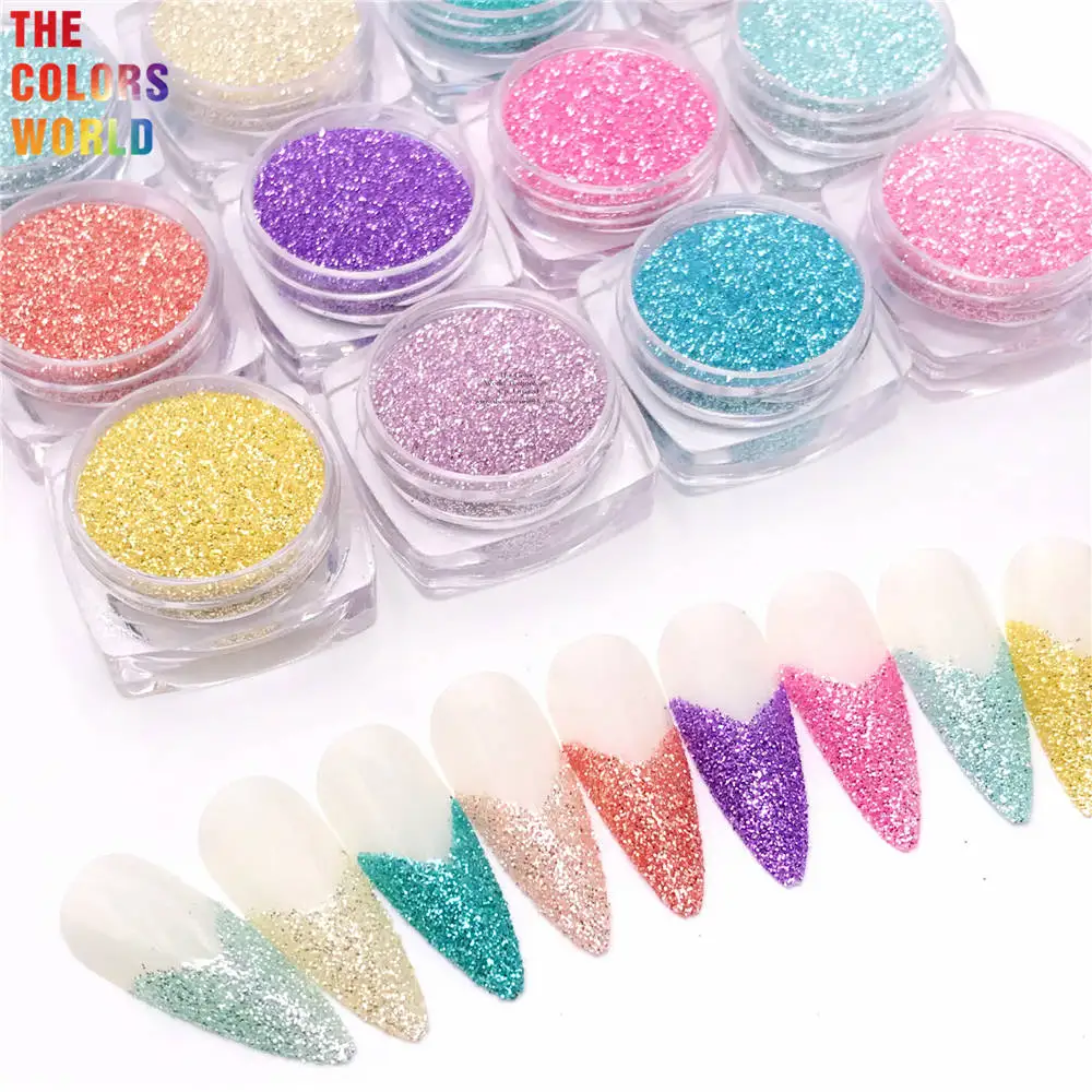 TCT-847 Cosmetic Grade Glitter Bulk Wholesale For Eyeshadow Shimmer Pigment Festival Makeup Nail Arts and Craft Pigment Glitter