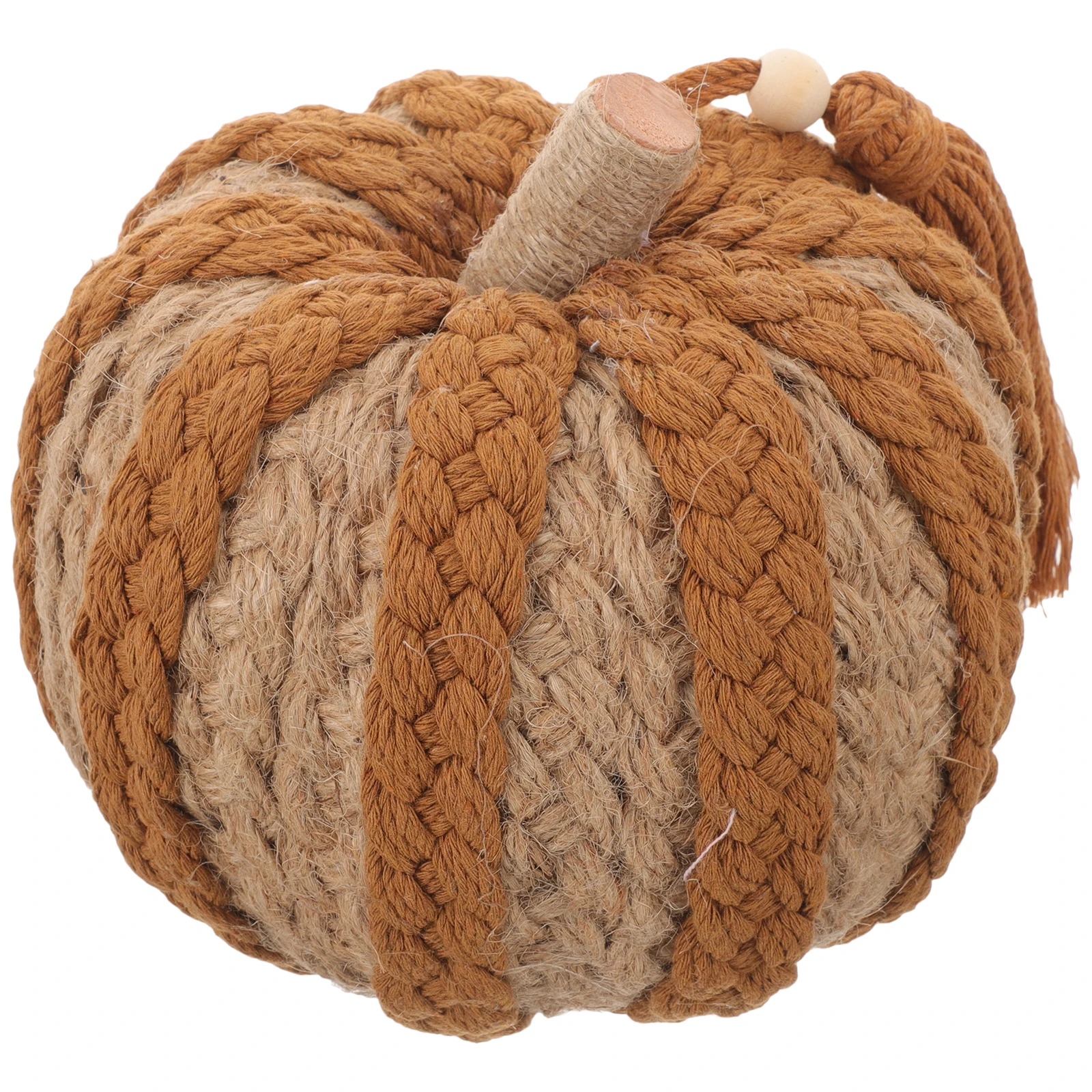 

H woven Pumpkin naments Braided Rope Decor Halloween Thanksgiving Party Home Gift Simulation Craft Fall Holiday