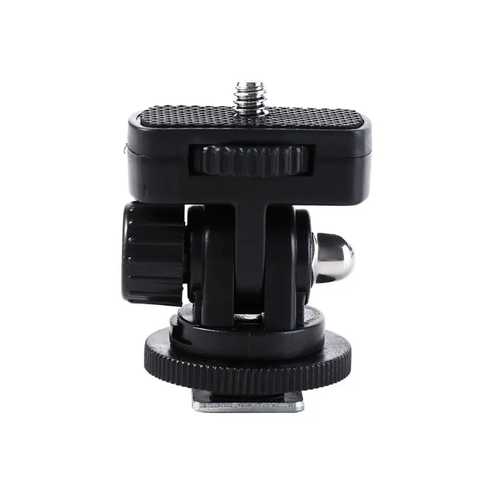 Flash Bracket Adjustable 180-degree Camera Tripod Adapter Tripod Mount Adapter Tripod Cold Shoe Mount Camera Mount Adapters