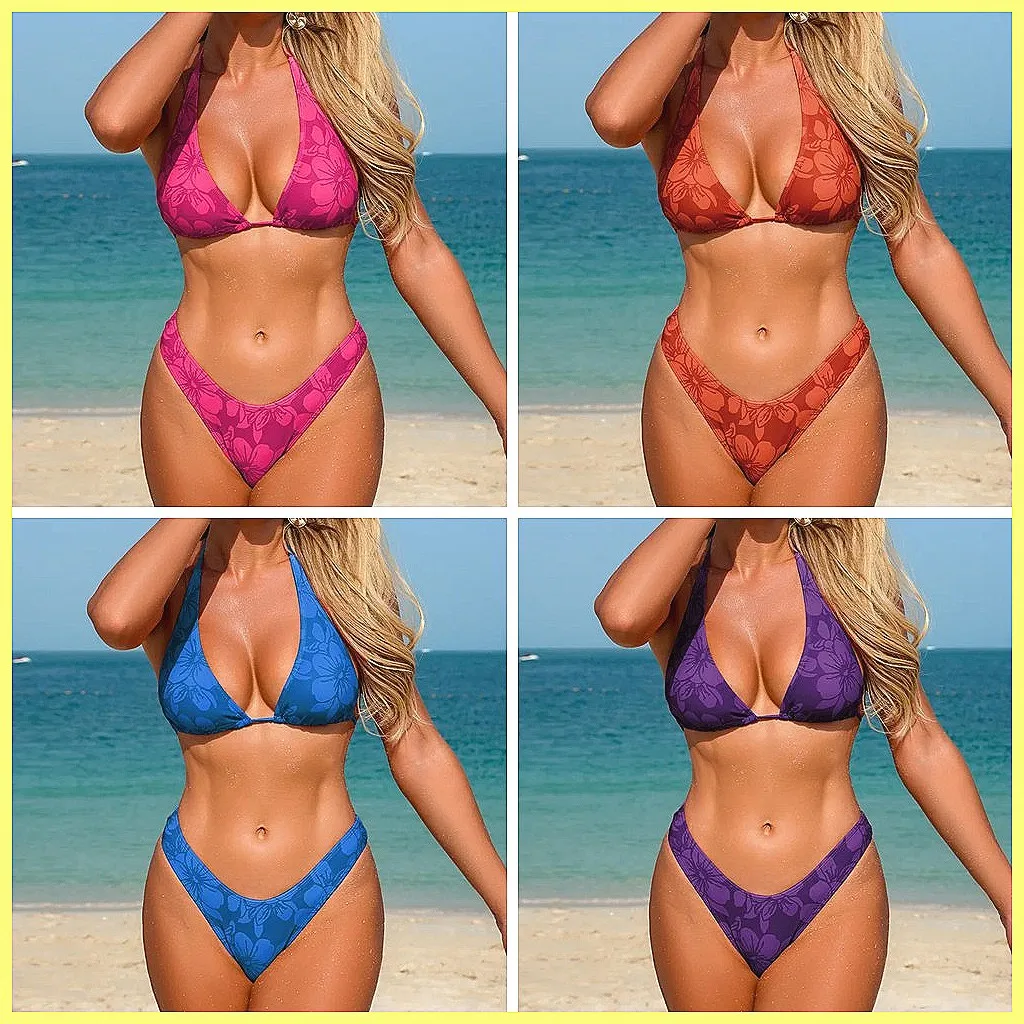 

Сексуальный бразильский комплект бикини 2026: женский купальник для пляжа, летний пляжный костюм из двух частей (Модель: 68)