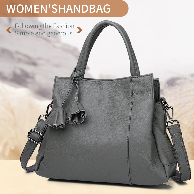 Genuine Leather Handbag For Women, Fashionable Multi-purpose Cross body Bag,  Large Capacity & spacious Purses