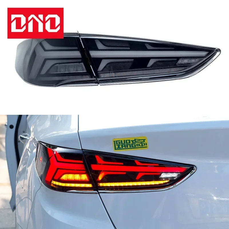 

Car LED 12V Taillights For Hyundai Sonata 2017 2018 Rear Running Lamp Brake Reverse Turn Signal Waterproof Car Accessories