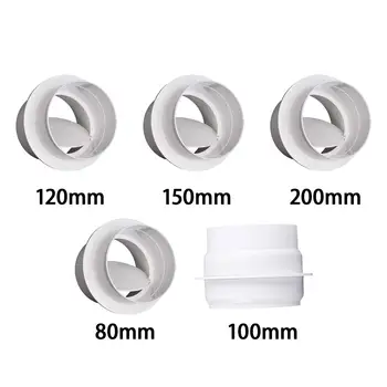 Sturdy Pipe Draft Blocker para uso doméstico e cozinha, Exhaust Fan Damper