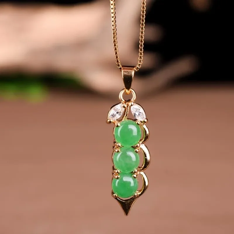 

Jade Pods Pendant Jewelry Charms Green Gemstone 925 Silver Natural Necklaces Necklace Amulet Real Charm Pendants Accessories