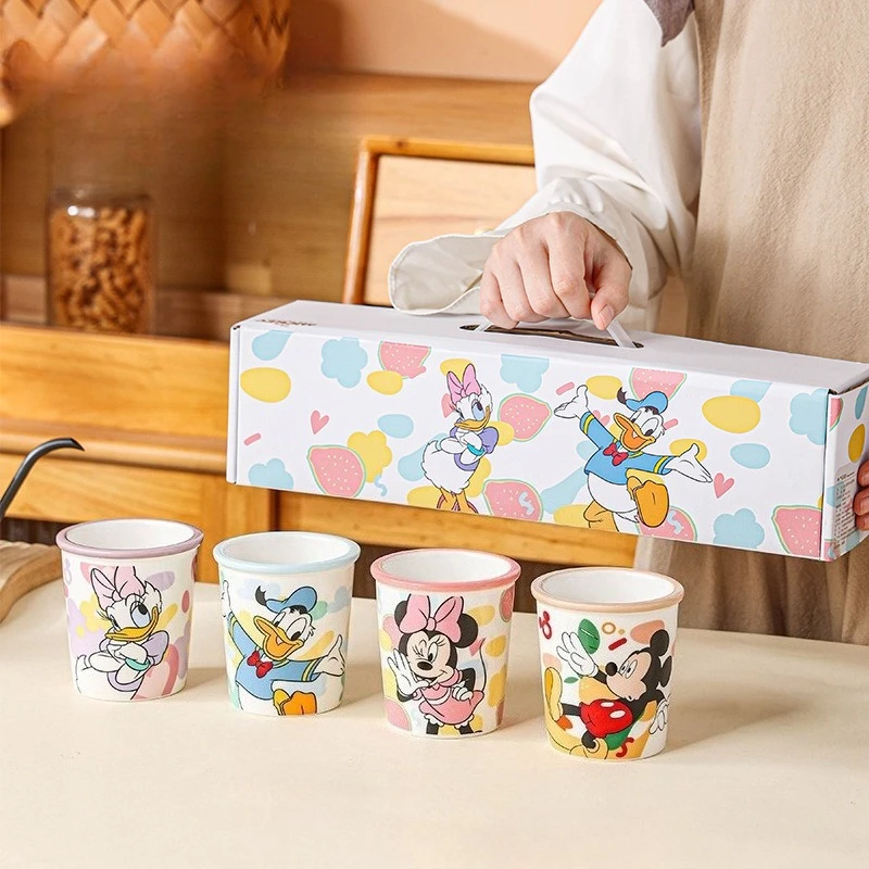 

Anime Donald Duck Ceramic ice cream water cup Ice cream-colored water cup Cute cartoon drinking cups for children