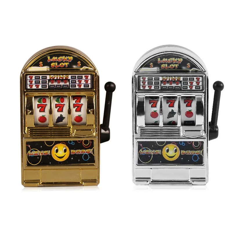 

Mini Casino Jackpot Fruit Slot Machine Money Box Game Toy For Kids Adult Decompression Toys Slot Machine Toy