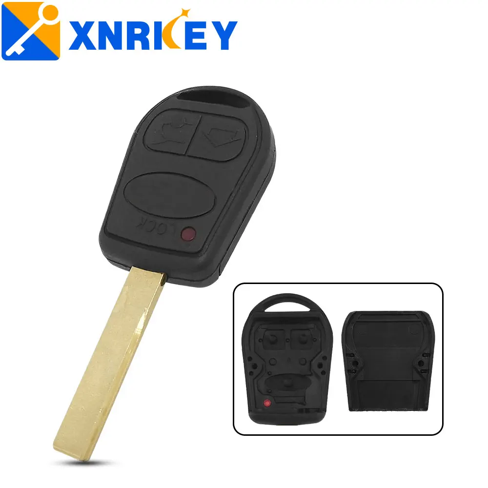 XNRKEY 3-przyciskowe etui na zdalny kluczyk samochodowy do LAND ROVER Sport RANGE HOVER L322 HSE VOGUE etui na kluczyk Shell Keyless Entry Fob Cover