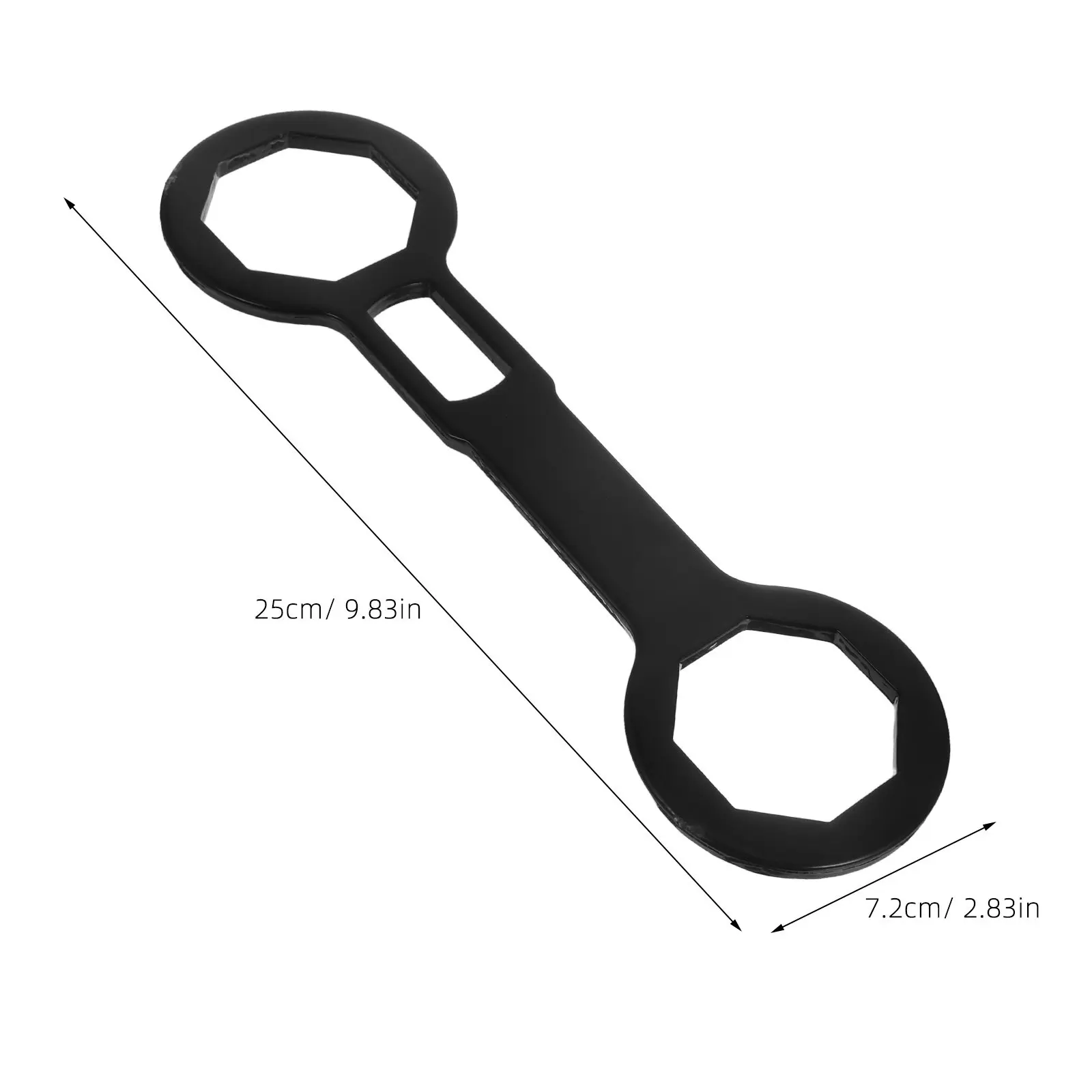 Motorcycle Fork Cap Wrench Shock Absorber Spanner 46Mm 50Mm Ergonomic Steel Tool Accurate Suspension Adjustment Motorcycle