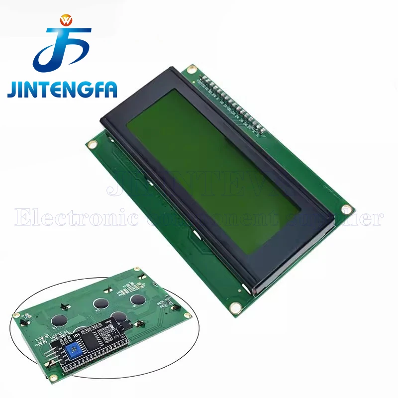 1PCS LCD2004+I2C 2004 20x4 2004A Blue/Green screen HD44780 Character LCD /w IIC/I2C Serial Interface Adapter Module For Arduino