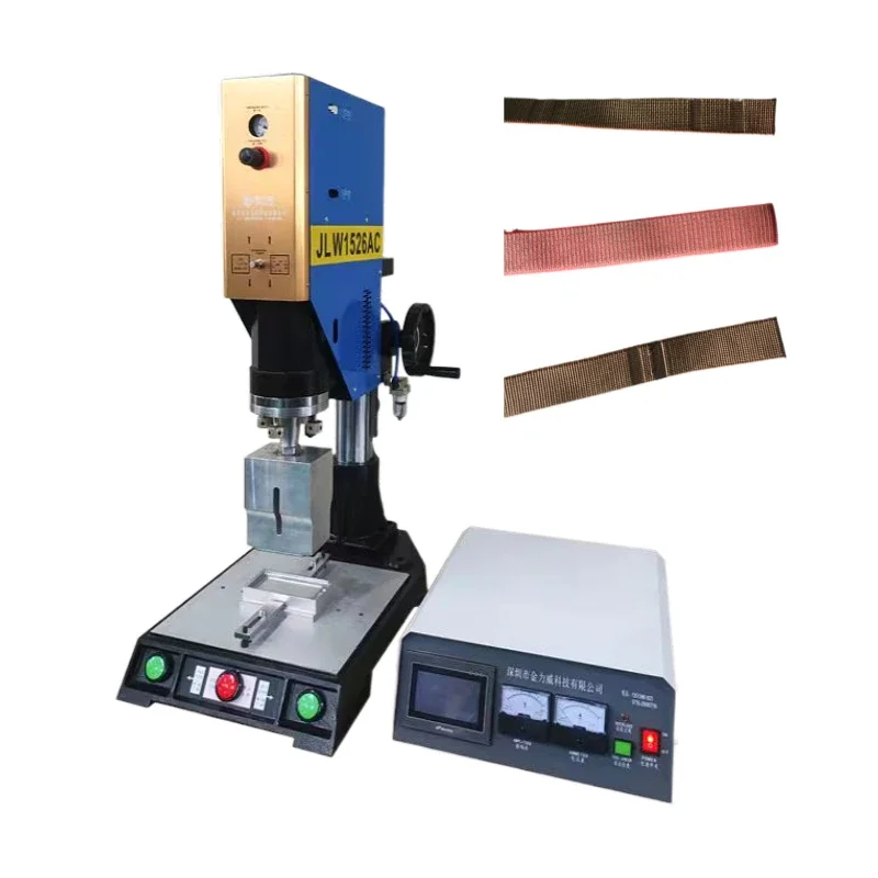 

Plastic welding manufacturers directly supply webbing ultrasonic cutting equipment Ve lcro ultrasonic cutting machine